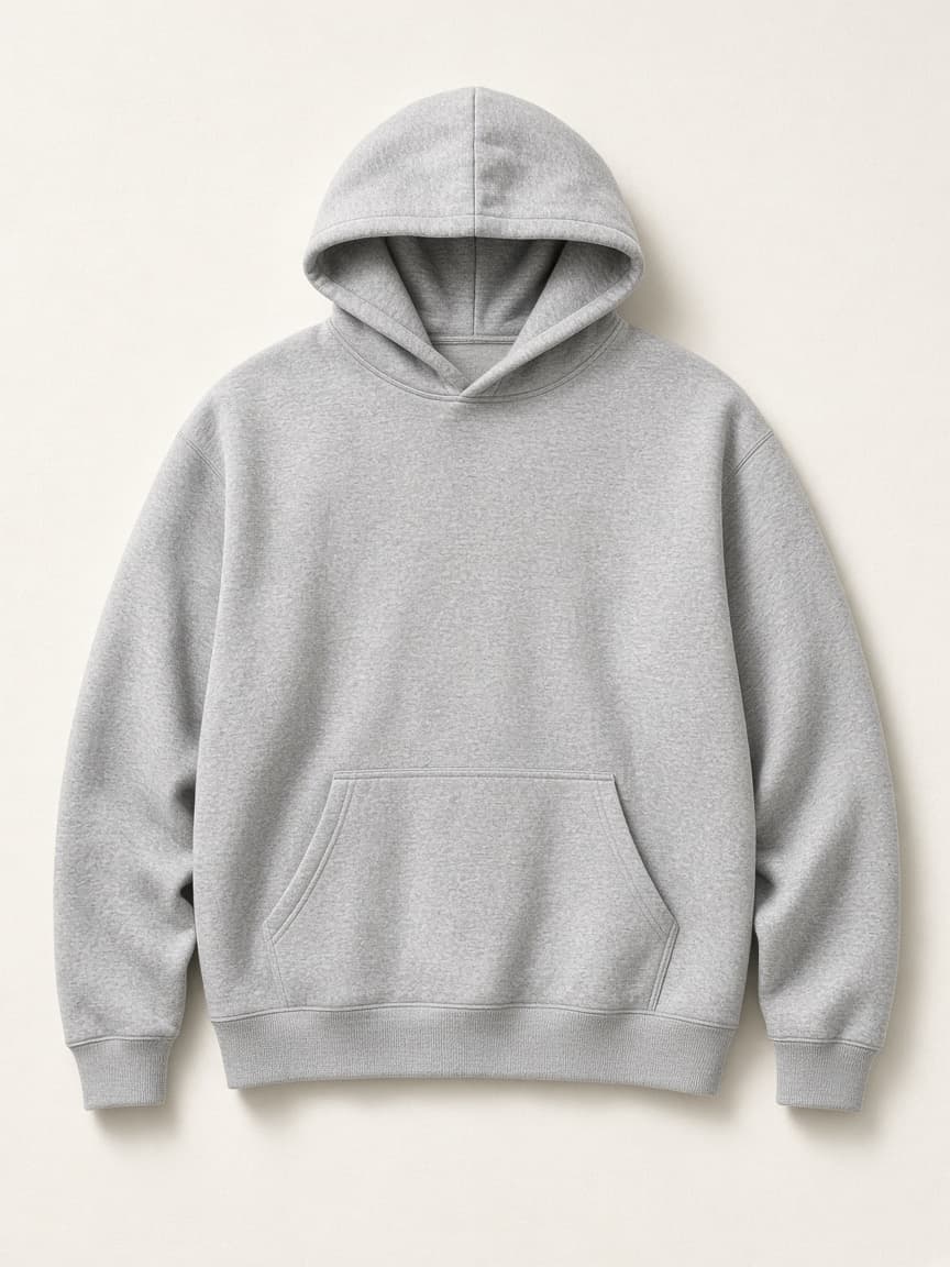 Soft Gray Hoodie